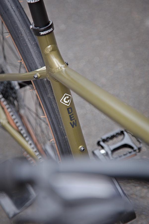 Kona Dew Commuter Bike - Olive - bikes.com.au