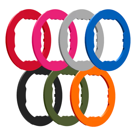 Quad Lock MAG Cases - Coloured Ring - bikes.com.au