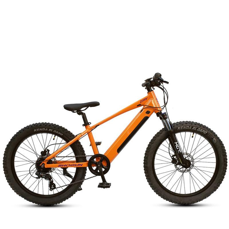 Shogun Zippy 24" Electric Bike - Orange - bikes.com.au