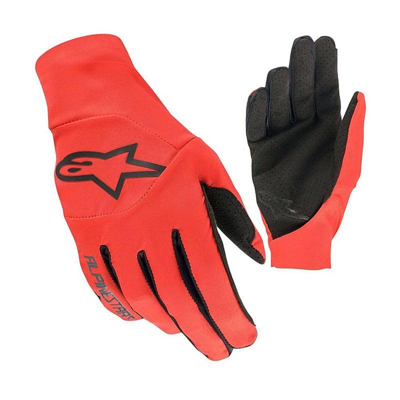 AlpineStars Drop 4.0 Gloves MTB Gloves - Red - bikes.com.au