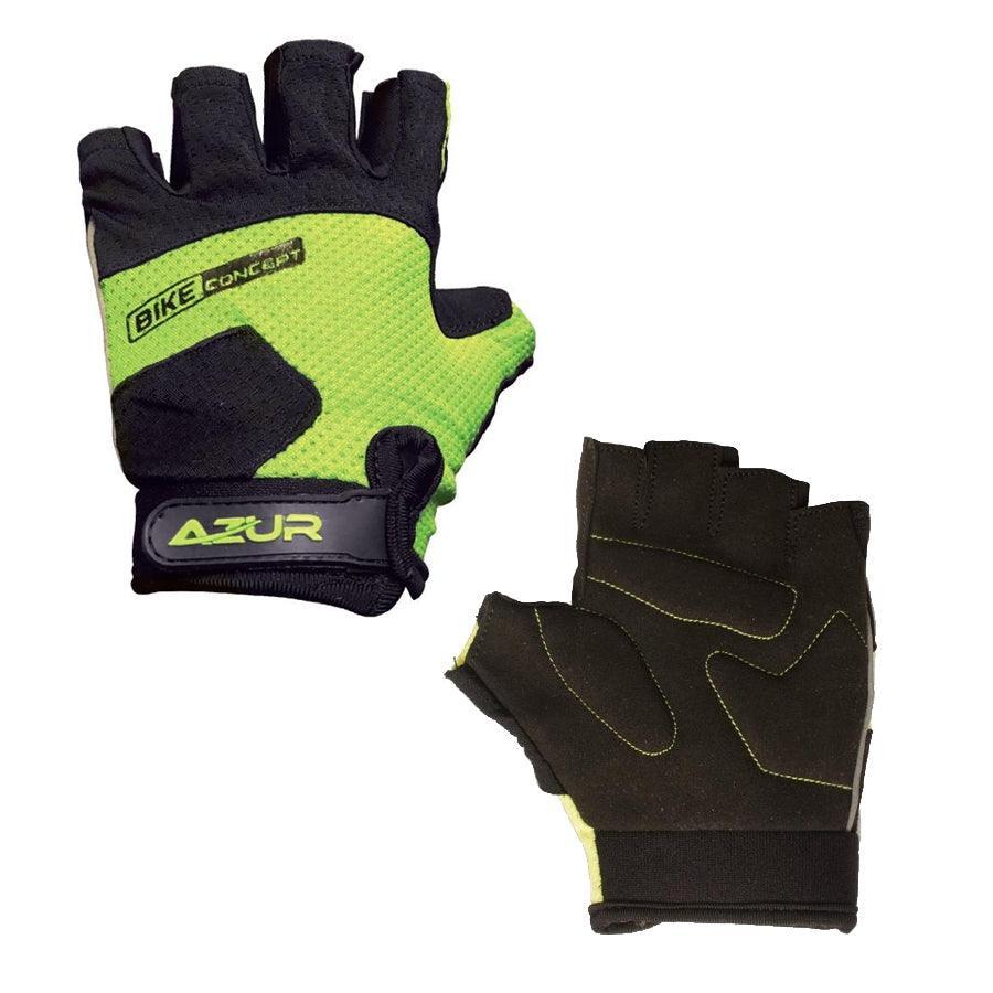 Azur Performance K6 Kids Gloves - Yellow - bikes.com.au