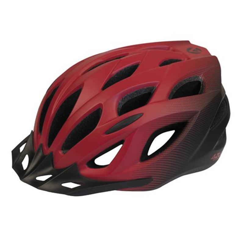 Azur Performance L61 Helmet – Satin Red / Black Fade - bikes.com.au