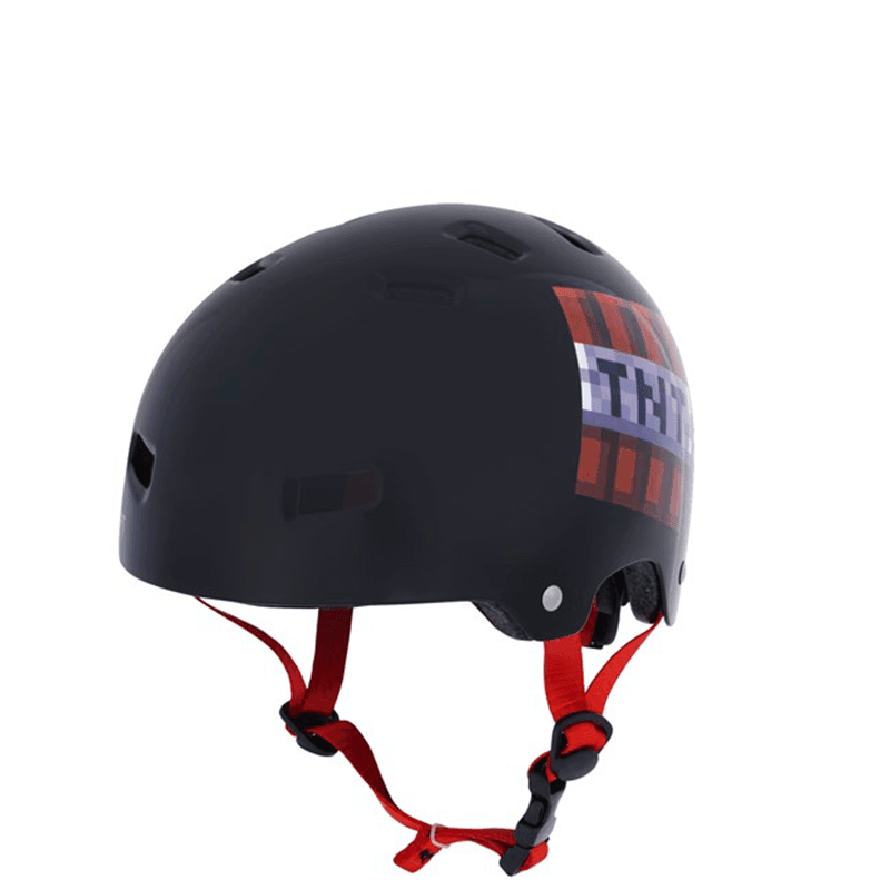 Azur T35 Kids Helmet - Minecraft - bikes.com.au