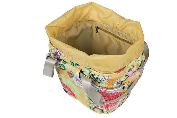 Basil Bloom Field 15L Carry All KF Front Basket - Yellow - bikes.com.au