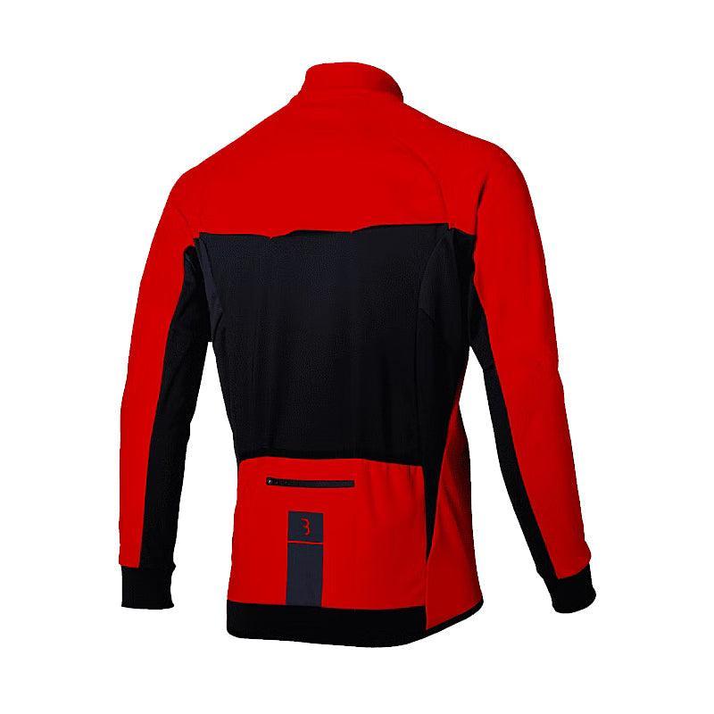 BBB TriGuard Winter Jacket – Red - bikes.com.au
