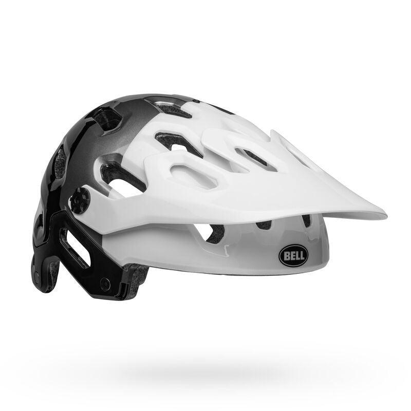 Bell Super 3R (MIPS) MTB Helmet - White / Black - bikes.com.au