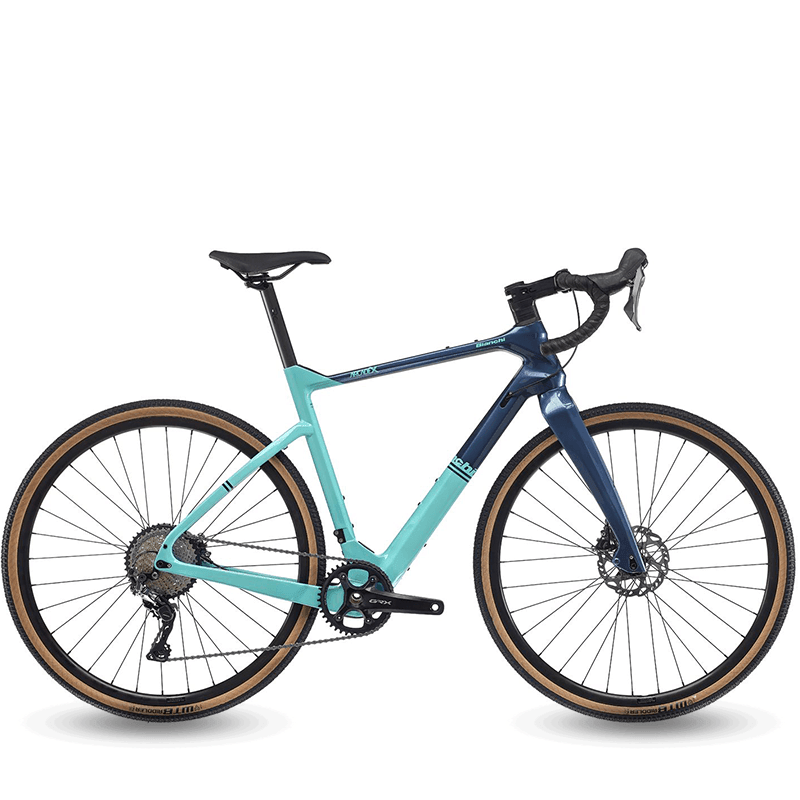 Bianchi Arcadex Gravel Bike - Celeste / Blue Note Glossy - bikes.com.au