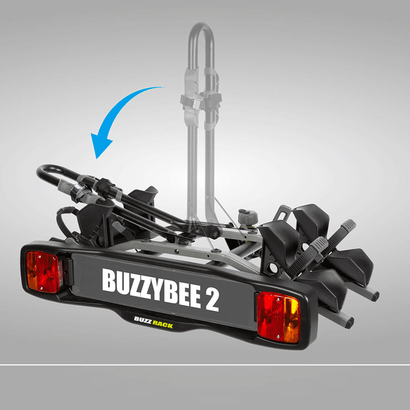BuzzRack Buzzybee 2 Platform 2 Bikes Rack V2 - Towball Mount - bikes.com.au