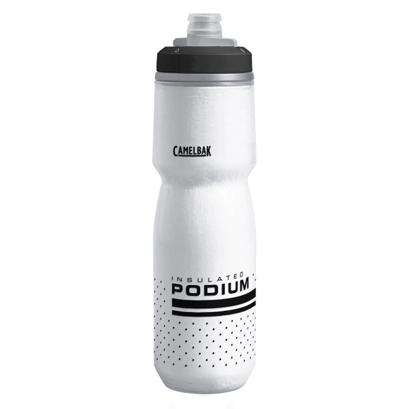 Camelbak Podium BIG Chill 0.7L (24oz) Water Bottle - White / Black - bikes.com.au