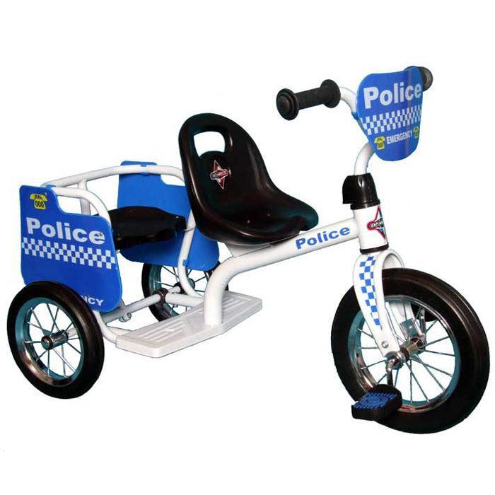 Eurotrike Tandem Tricycle - Police - bikes.com.au