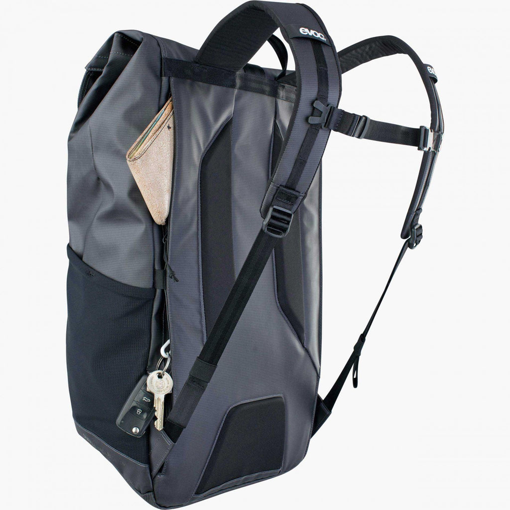 Evoc Duffle Backpack 26L - Carbon Grey / Black - bikes.com.au