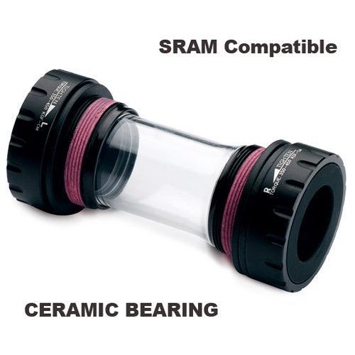 First Components H-TSH Ceramic Bearing External Bottom Bracket Set - SRAM Compatible - bikes.com.au