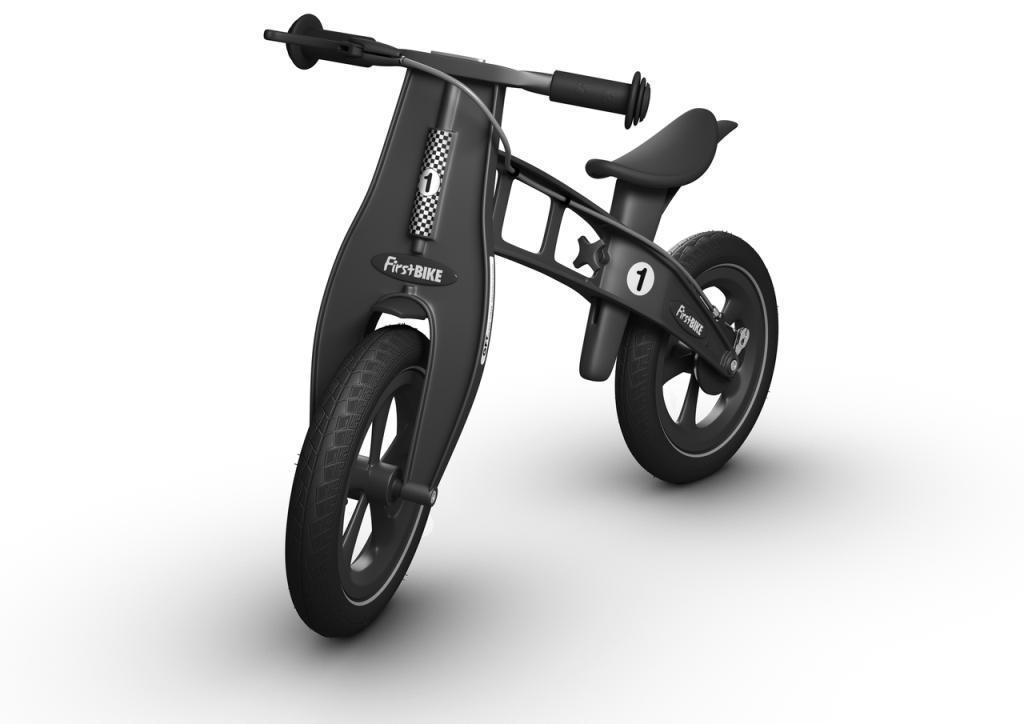 FirstBIKE Street Balance Bike (with Brake) - Black - bikes.com.au