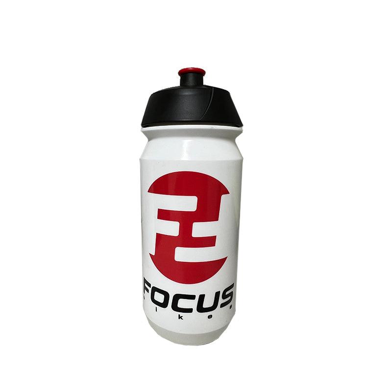 Focus 0.5L Water Bottle - White - bikes.com.au
