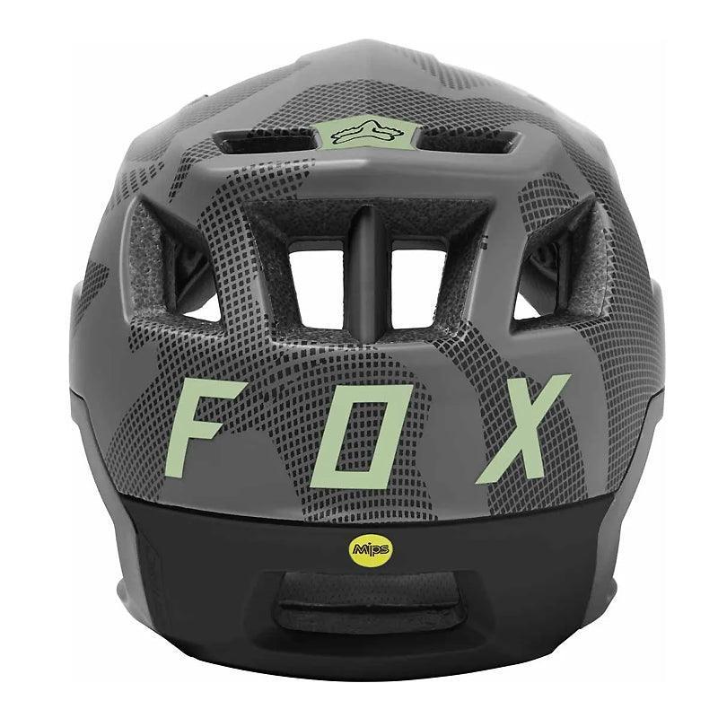 Fox Dropframe Pro MIPS Helmet - Grey Camo - bikes.com.au
