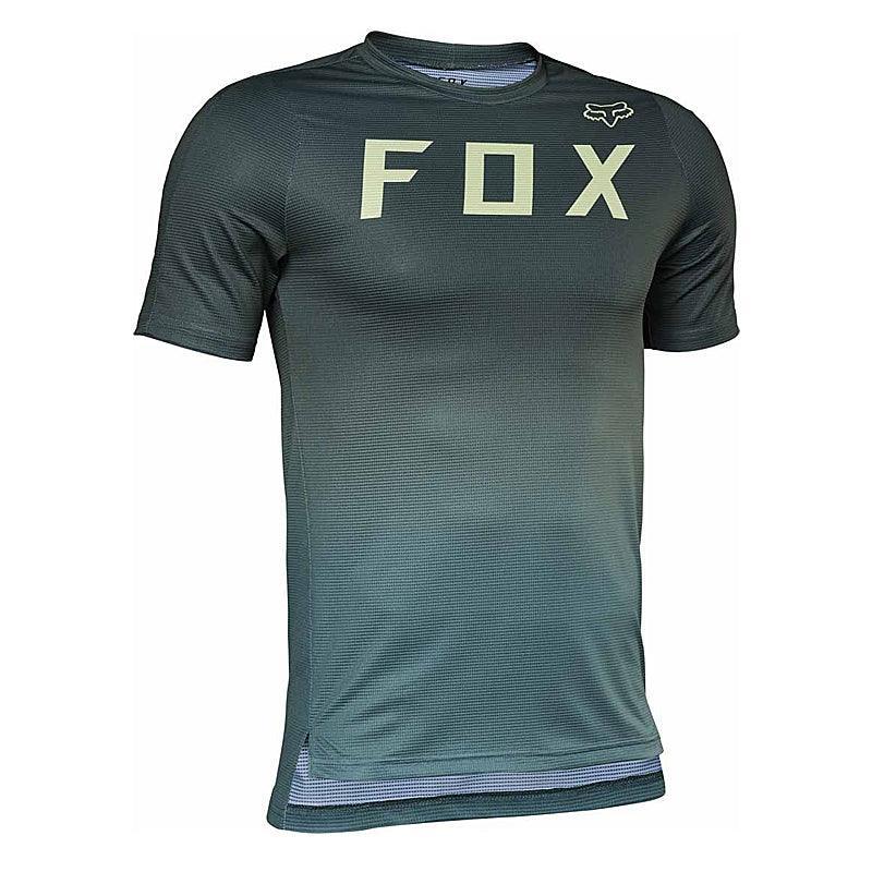 Fox Flexair SS Jersey - Emerald - bikes.com.au