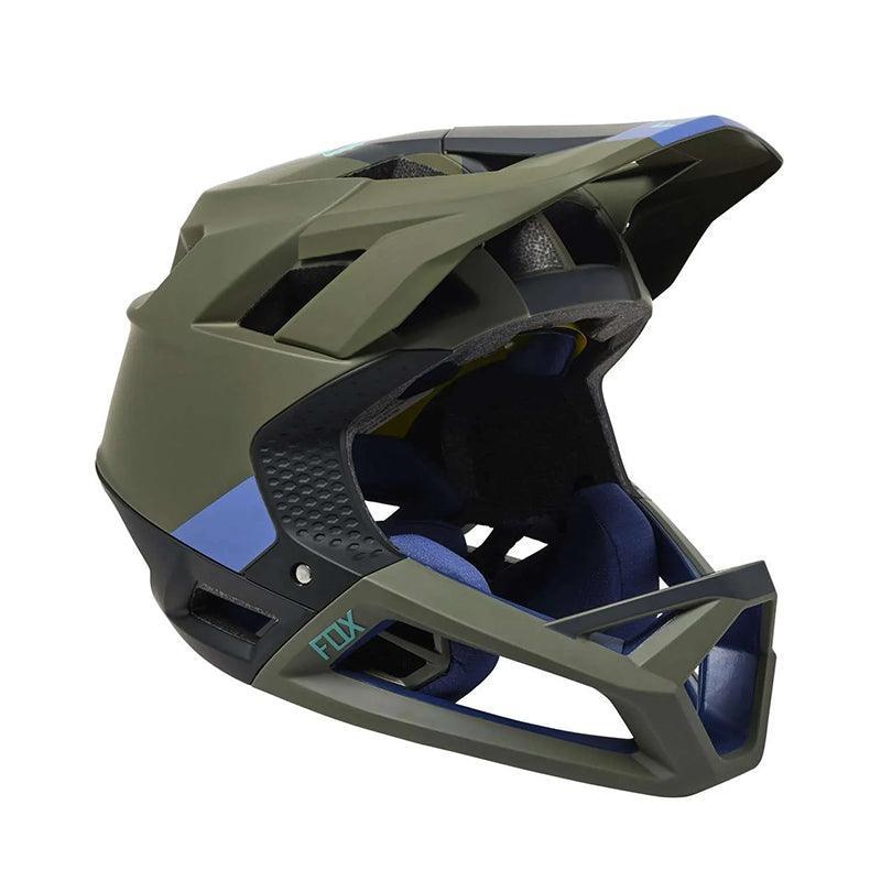 Fox PROFRAME Blocked Fullface MIPS Helmet - Olive Green - bikes.com.au