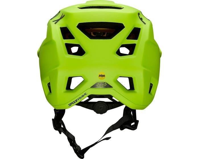 FOX Speedframe MIPS Helmet - Yellow - bikes.com.au