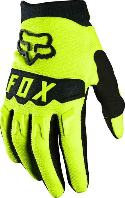 Fox Youth DIRTPAW Glove - Fluro Yellow - bikes.com.au