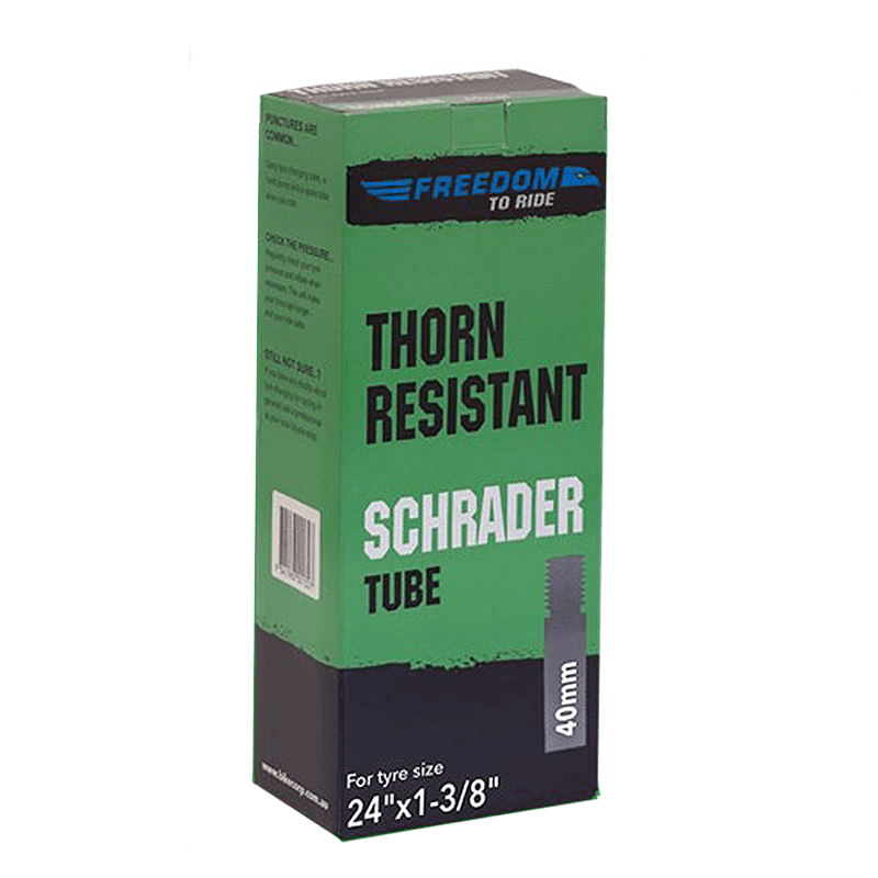 Freedom To Ride - Thorn Resistant Schrader 24" x 1-3/8" 40mm - bikes.com.au