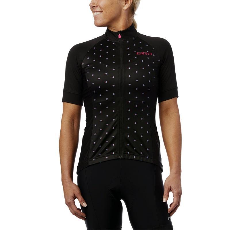 Giro Chrono Womens Short Sleeve Jersey - Black Pattern - bikes.com.au