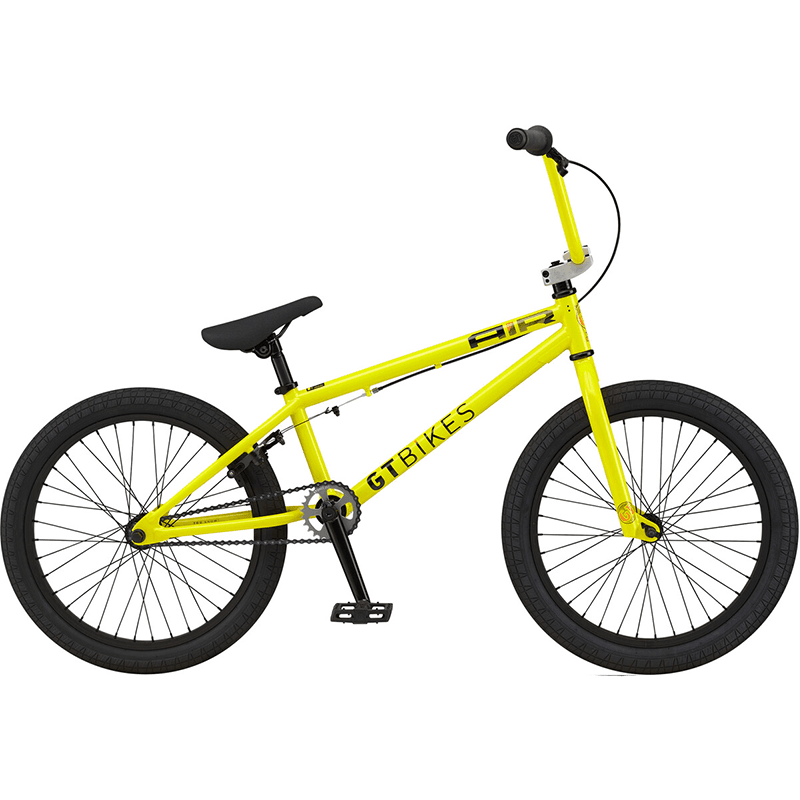 GT Air 20" BMX - Gloss Yellow - bikes.com.au