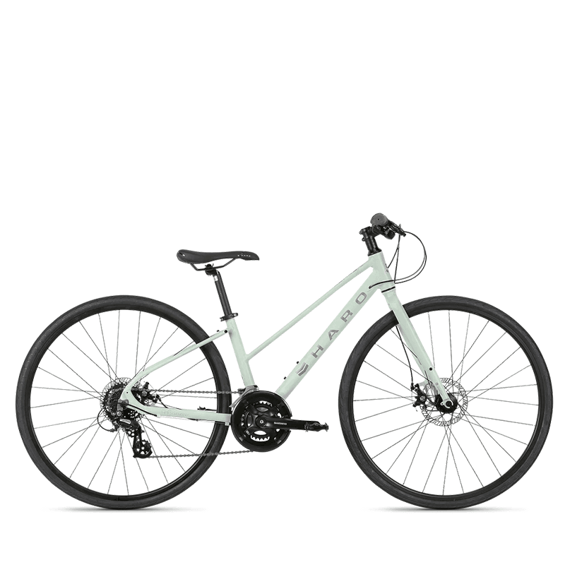 Haro Aeras Step Thru Commuter Bike - Matt Mint - bikes.com.au