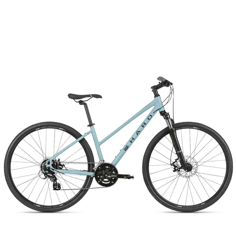Haro Bridgeport Step Thru Commuter Bike Purist Blue –