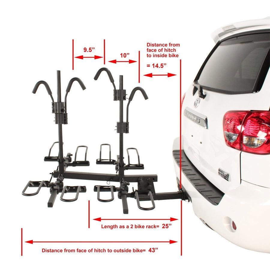 Hollywood Sport Rider-SE Bike Platform Rack Hitch Mount