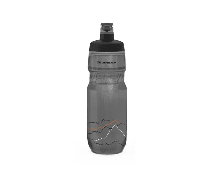 JetBlack Insulated Bottle 620ml/22oz - Smoke / Black - bikes.com.au