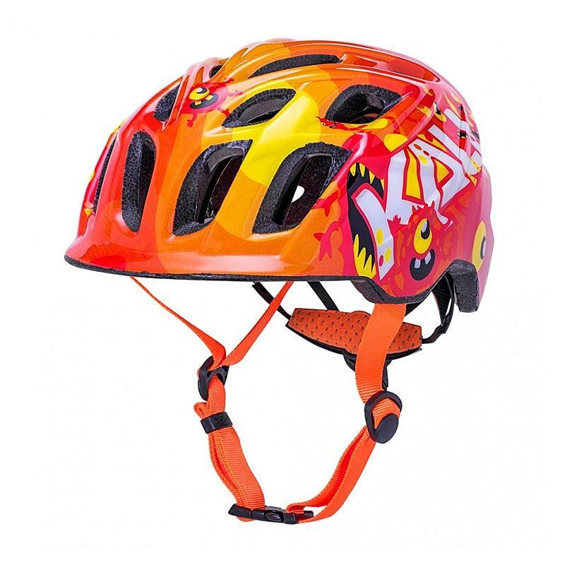 KALI Chakra Child Helmet - Monsters Orange - bikes.com.au