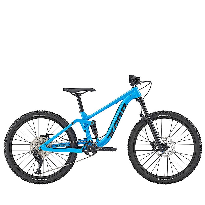 Kona Process 24 Inch Kids Mountain Bike – Cyan Blue - bikes.com.au