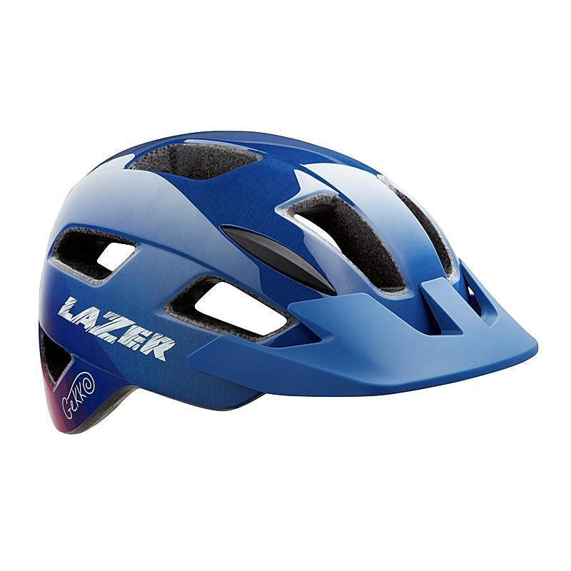 Lazer Gekko Helmet - Blue / Pink - bikes.com.au