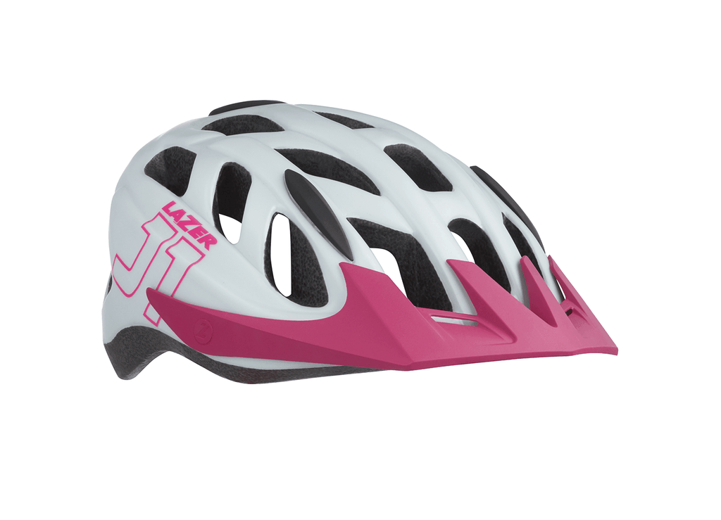 Lazer J1 Youth Helmet – Matt White - bikes.com.au