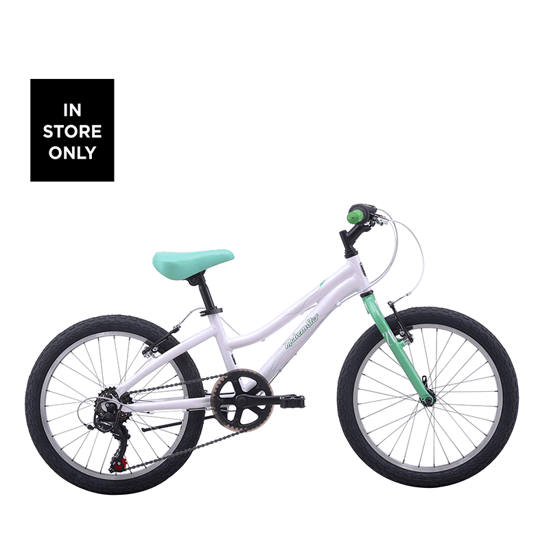 Malvern Star Livewire 20 Kids Bike – White / Green - bikes.com.au