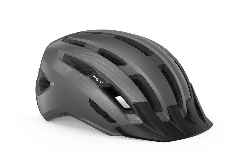 MET Downtown Helmet - Grey - bikes.com.au