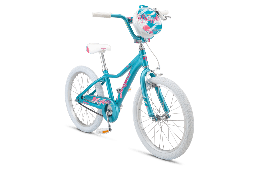 Mongoose LadyGoose 20" Kids Bike - Teal - bikes.com.au