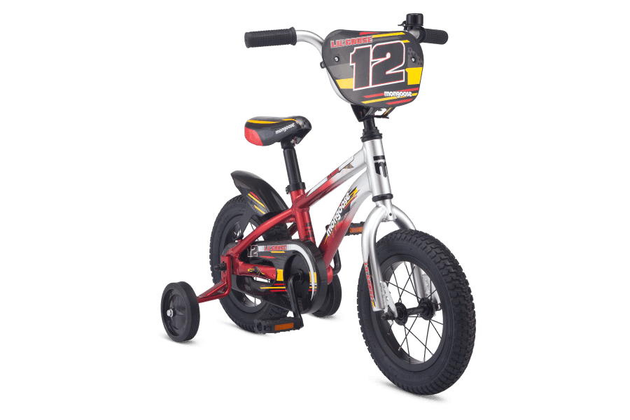 Mongoose Lilgoose 12" Kids Bikes - Silver - bikes.com.au
