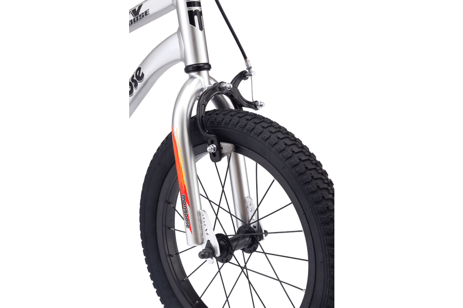 Mongoose Mitygoose 16" Kids Bikes - Silver - bikes.com.au