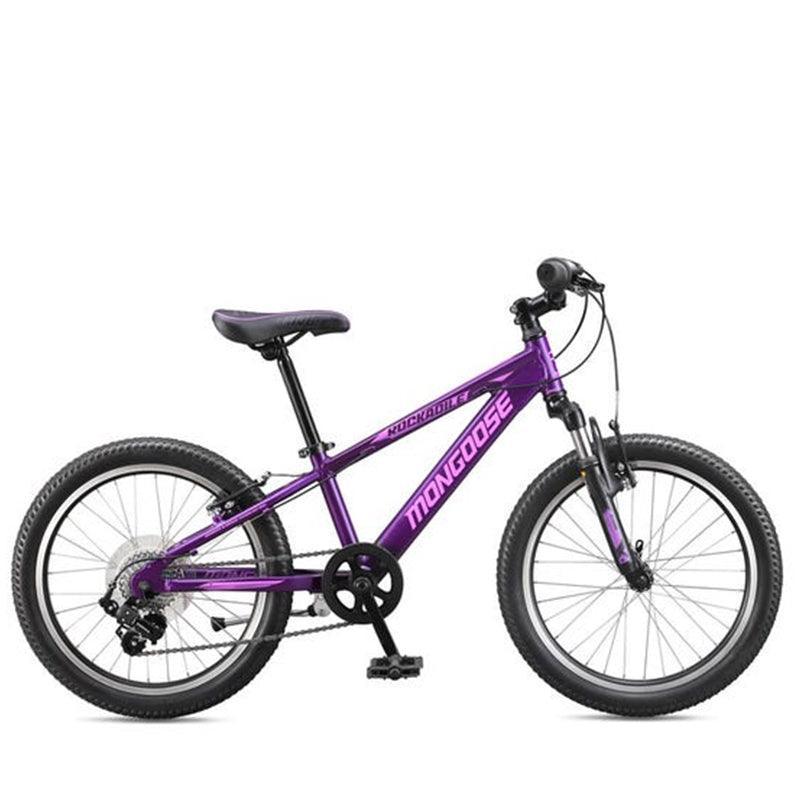 Mongoose Rockadile 20" Kids Bikes - Purple - bikes.com.au