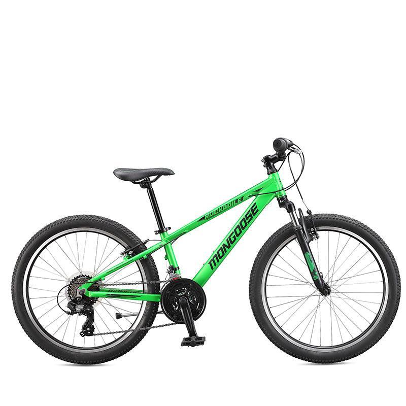 Mongoose Rockadile 24" Kids Bikes - Green - bikes.com.au