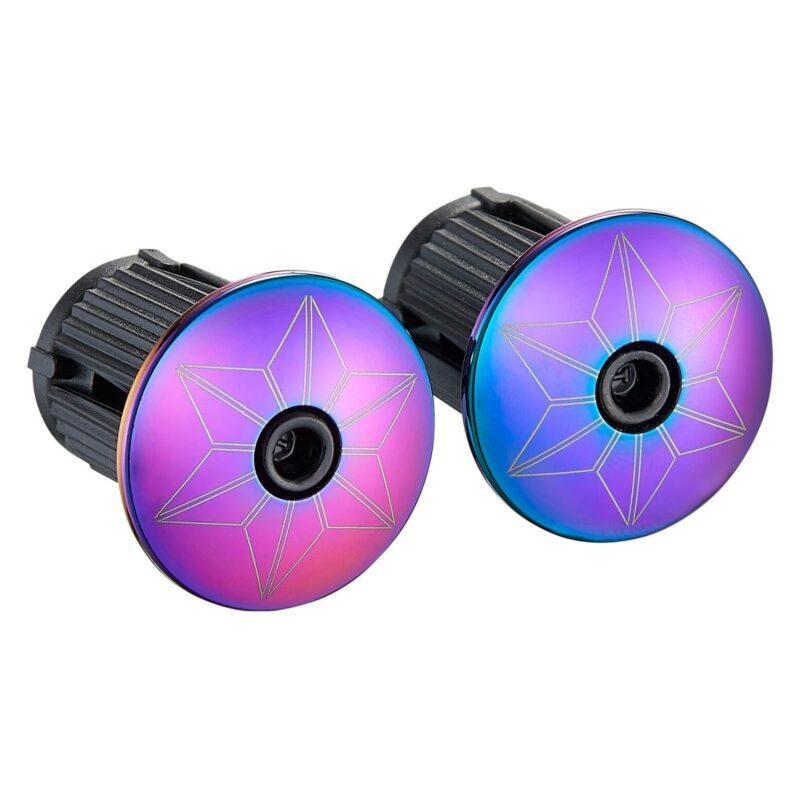 Supacaz Bling Bar Tape - Oil Slick & Oil Slick Plugs - bikes.com.au