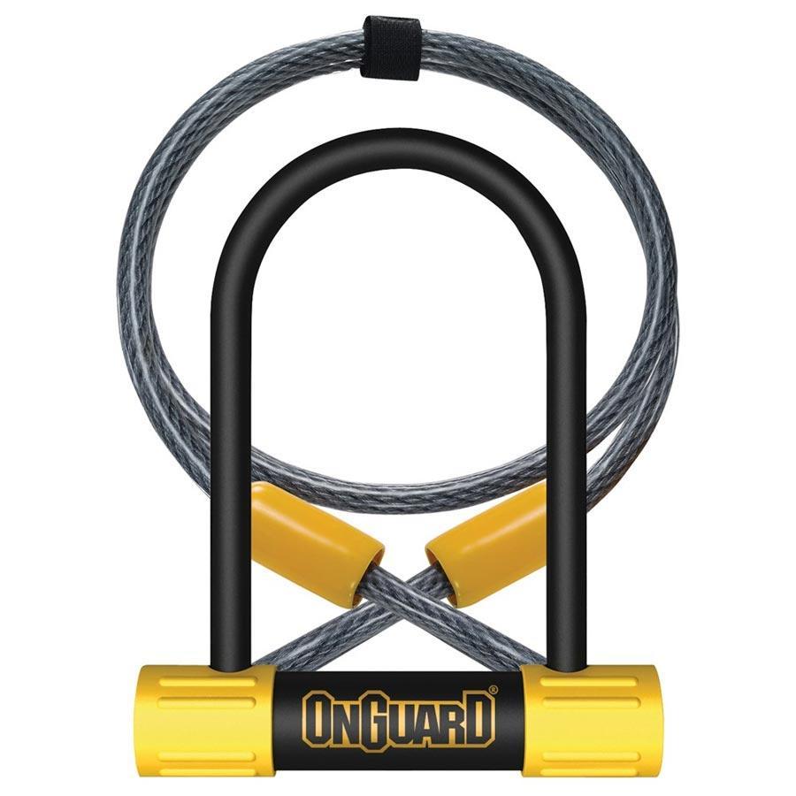 OnGuard 8015 Bulldog Mini DT Key U-Lock + Looped Cable - bikes.com.au