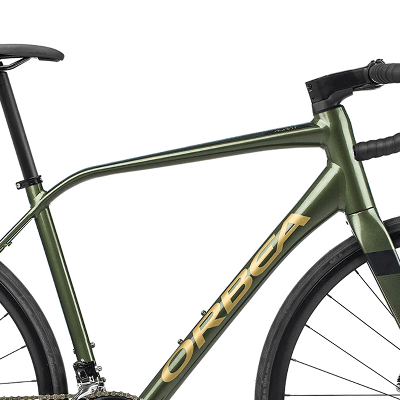 Orbea Avant H30 D Road Bike – Military Green / Gold - bikes.com.au