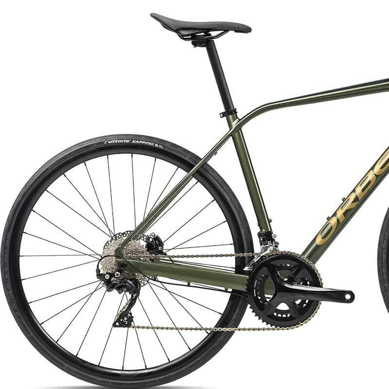 Orbea Avant H30 D Road Bike – Military Green / Gold - bikes.com.au