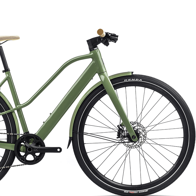 Orbea VIBE MID H10 EQ Electric Bike - Urban Green - bikes.com.au
