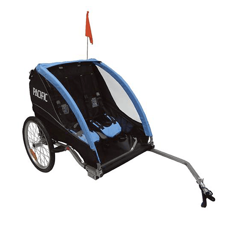 Pacific Deluxe 2 in 1 Trailer Stroller 2 Child bikes