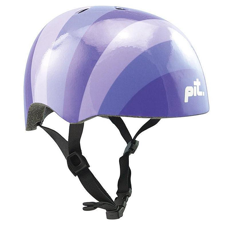 PIT Urban Helmet – Purple Stripes - bikes.com.au