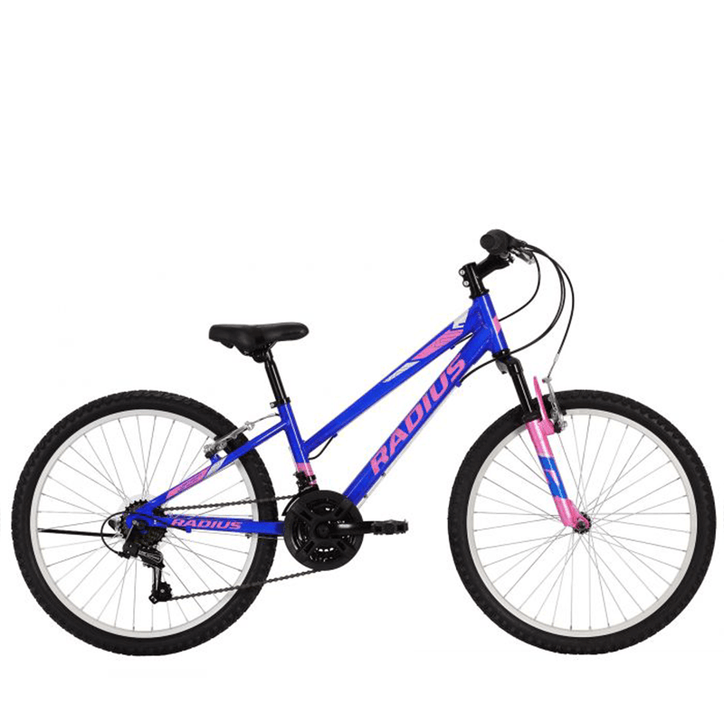 Radius Crystal AL 24" - Glossy Blue/Pink Chrome - bikes.com.au