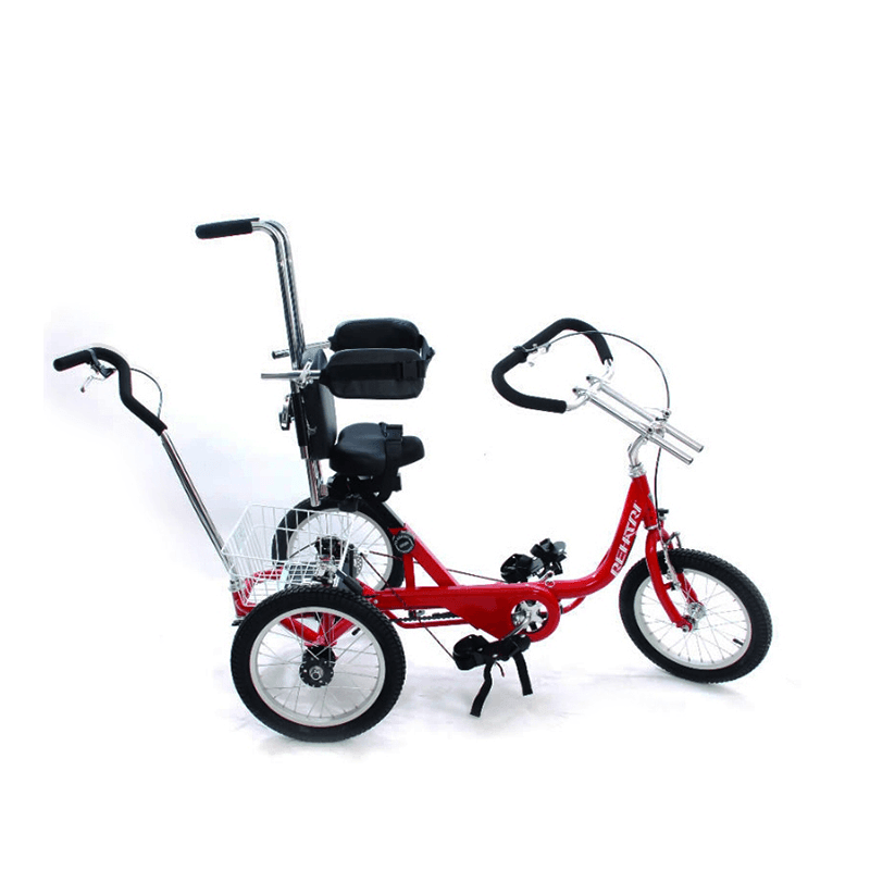 Rehatri Foot Tricycle 20" with Rear Steerer - Red - bikes.com.au